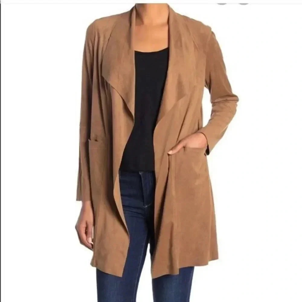 Max Studio Lux Faux Suede Topper